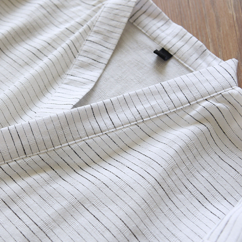 Traditional Japanese Summer Yukata Bathrobe