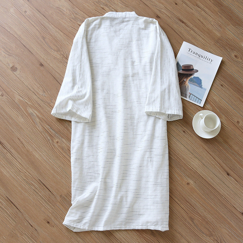 Traditional Japanese Summer Yukata Bathrobe