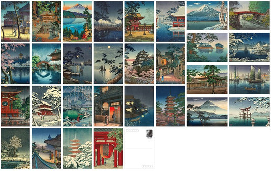 Ancient Kyoto Postcards Set