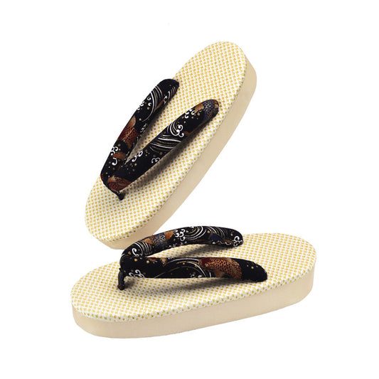 Zori Sandals Home Slippers 【Black Koi】
