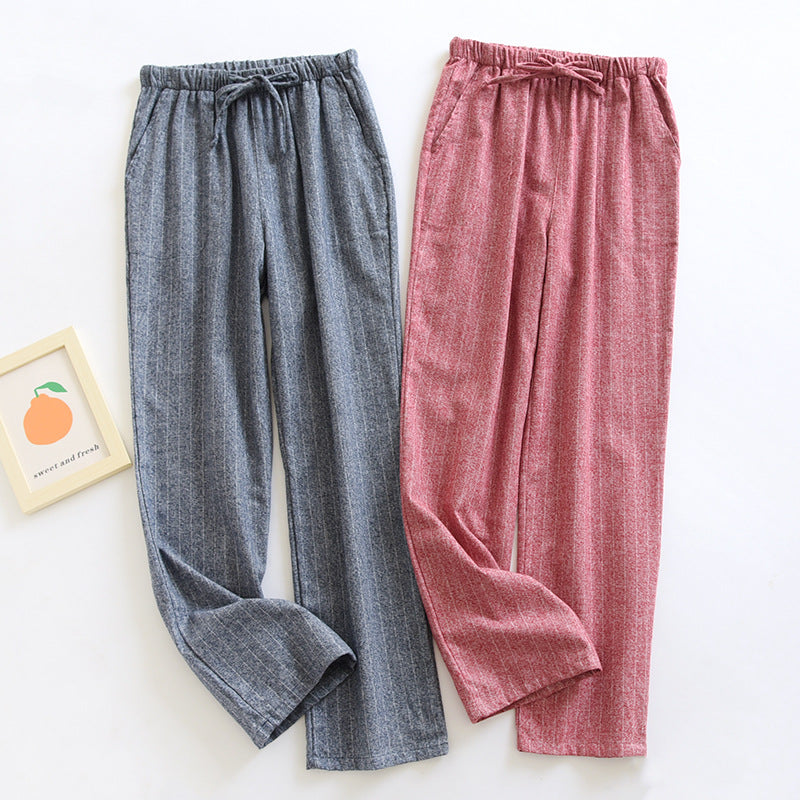 Checked Japanese Pajamas Pants | Home Wear | Seigaihaya.com