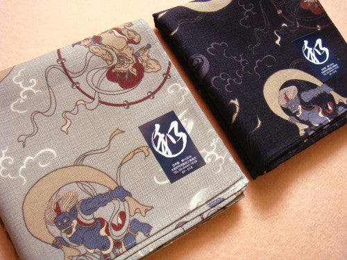 Fujin & Raijin Handkerchief