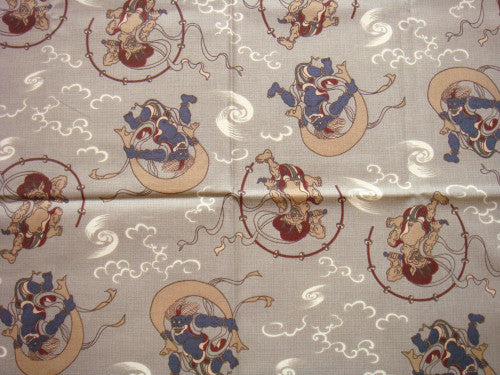 Fujin & Raijin Handkerchief