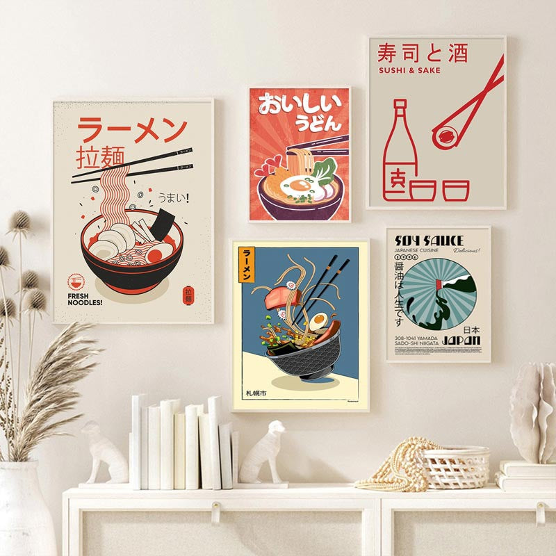 Unframed Canvas Wall Art [Ramen] | Japanese Restaurant Izakaya