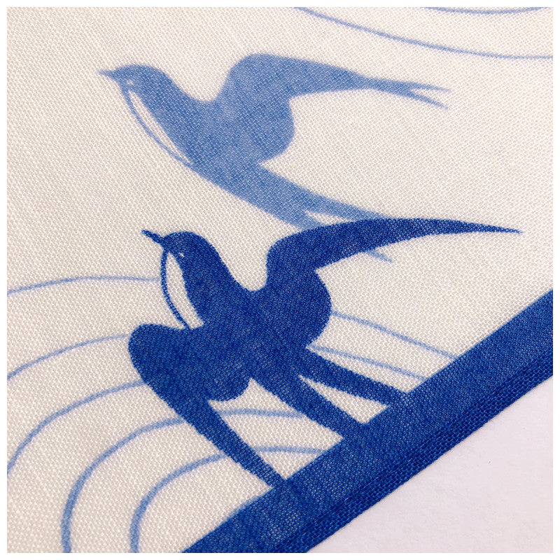 Japanese Swallow Handkerchief