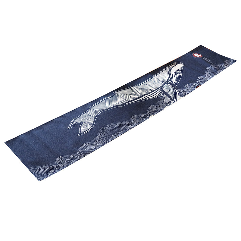 Japanese Blue Table Runner [Whale] | Seigaihaya