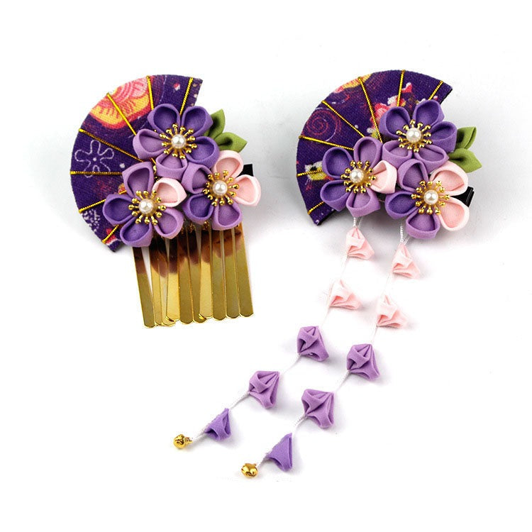 Traditional Sakura Hair Accessory 2 Pieces Set