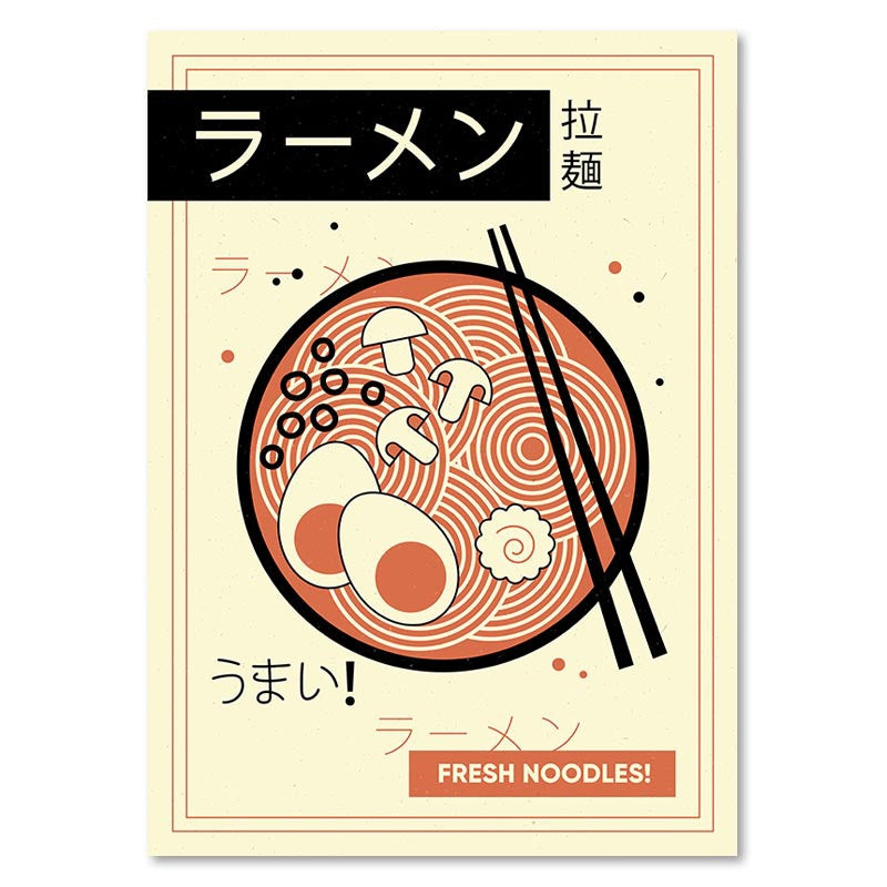 Unframed Canvas Wall Art [Ramen]