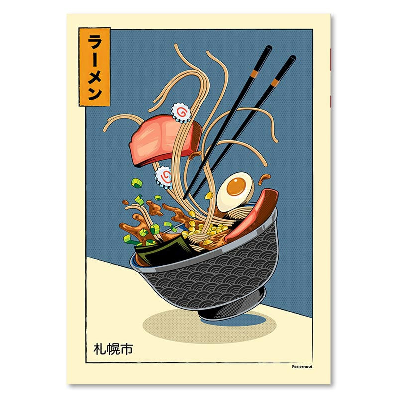 Unframed Canvas Wall Art [Ramen]