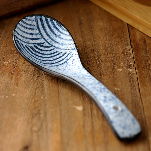 Seigaiha Ceramic Spoons Set