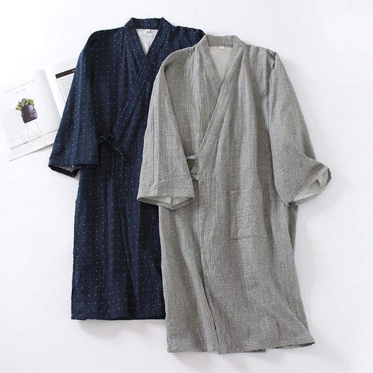 Traditional Japanese Spotted Home Yukata