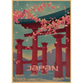 Vintage Travel Japan Poster [Torii]