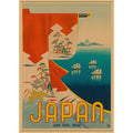 Vintage Travel Japan Poster [Kimono]
