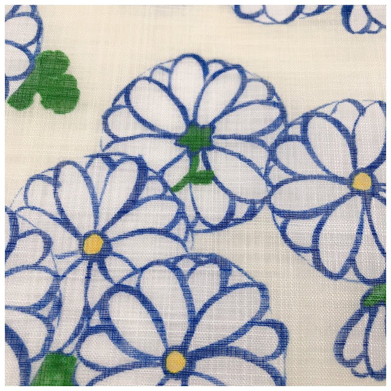 White Daisy Handkerchief